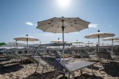 Spiaggia per eventi con bistrot a Riccione